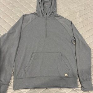 Vuori Men's Light Gray Hoodie